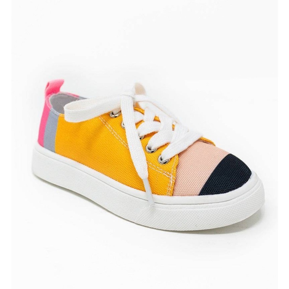Back to School Girl’s Pencil Sneakers! Sparkle in Pink